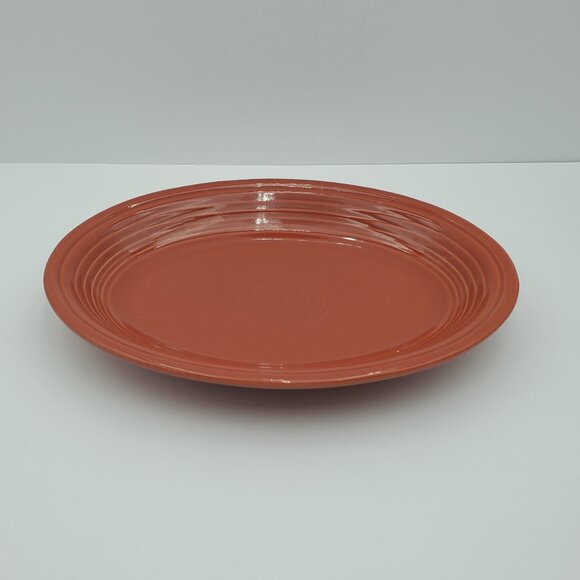 Fiesta Scarlet Platter Homer Laughlin Fiestaware Rust 11.5" Oval Plate - Picture 4 of 6